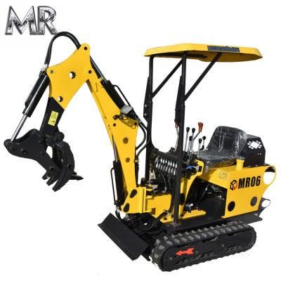 Cheap Simple Chinese Small Digger Machine Garden Farm Mini Excavator