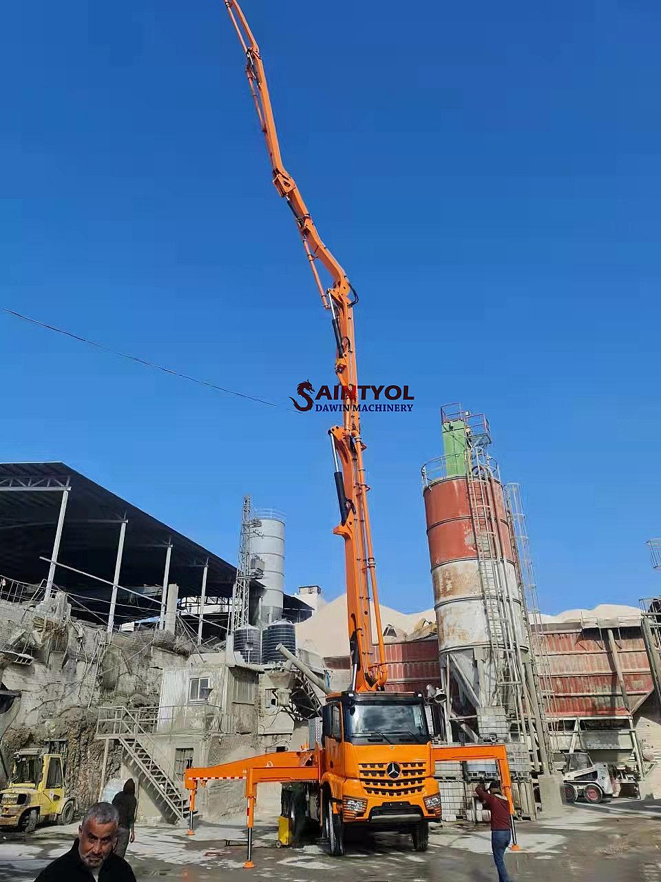 38m Truck Mounted Boom Concrete Pump Truck Upper Part Without Chassis