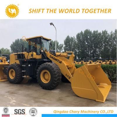 Earth Moving Machinery 5t Weight Shantui SL56h Wheel Loader for Sale