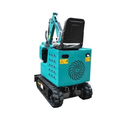 1000kg Electric Full Hydraulic Two Cylinder Water Cool Engine Digger Mini Excavator