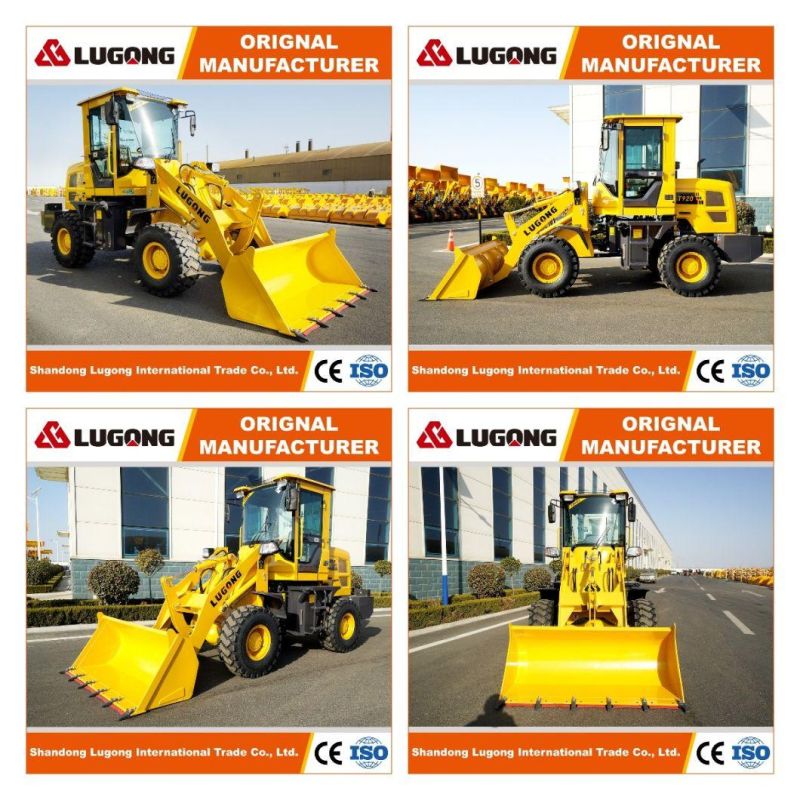 Lugong 1.5 Ton Mini Loader Wheel Loader for Farm and Garden Use