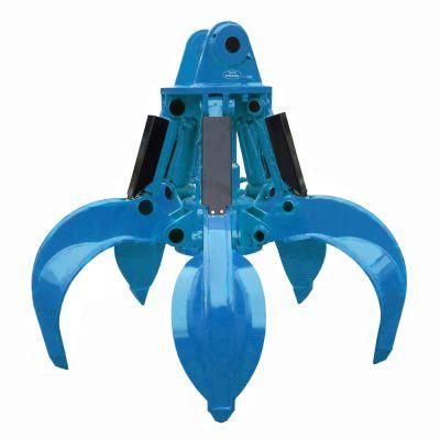 Chinese Hydraulic Wooden Grapple Mechanical Log Grapple for Excavator