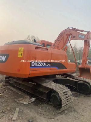 Used Cheaper Price Doosan Dh220 Crawler Excavator in Good Condition