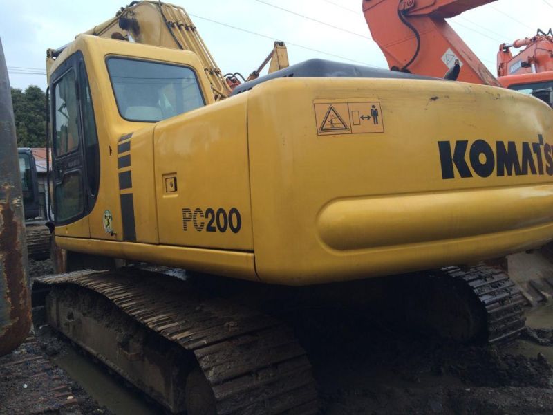 20t Japan Surplus Crawler Excavator Komatsu PC200 2008 Year PC200 Dash 6