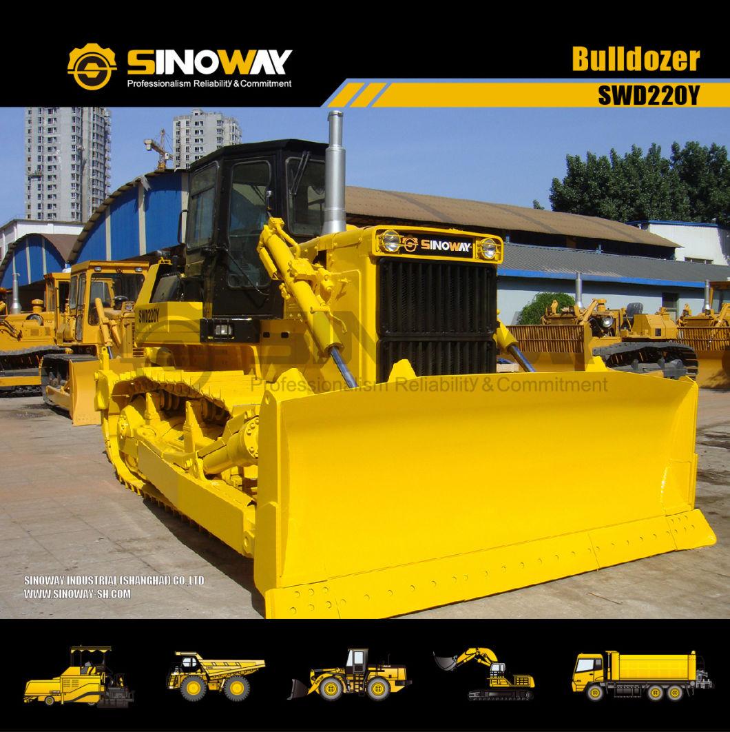 19 Ton Construction Mini Crawler Bulldozer Sinoway 200 HP Small Bulldozer with Cummins Engine