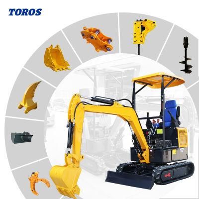 1-30 Ton Excavators Small Digger Farm Garden CE EPA Three Cylinder Mini Excavator Hydraulic High Quality Low Price Sale