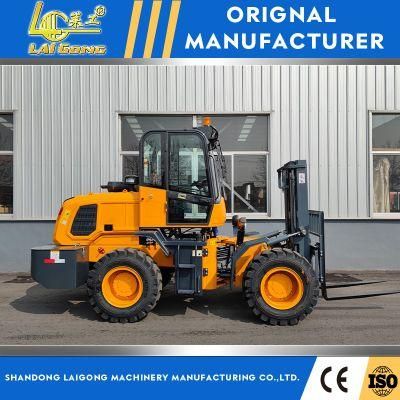 Cross-Country Forklift 3 Ton Lifting with 3m Lifting Height