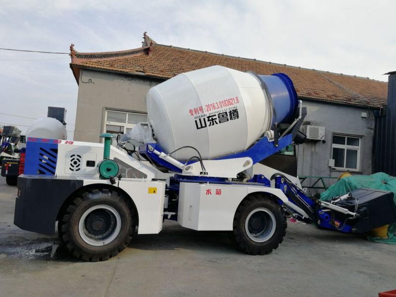 China 3.5ton Self Load Concrete Mixer Truck 7100kg 4WD Concrete