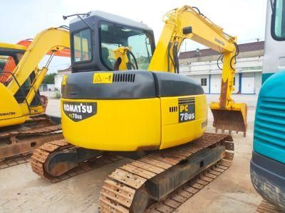 Construction Machinery Used Komatsu Mini Hydraulic Excavator PC78us-6 for Sale