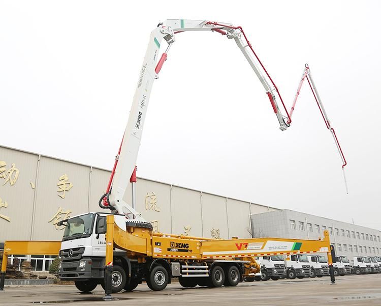 XCMG Official 58m Concrete Pump Truck China Truck Mounted Boom Concrete Pump Hb58V for Sale