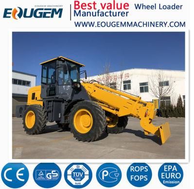 Eoguem Agricultural Machinery 4WD Telescopic Loader with Pallet Fork