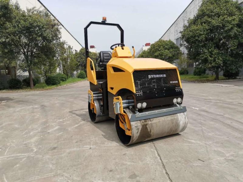 1200mm Width Double Drum Yanmar Diesel Engine Vibratory Road Compactor Roller