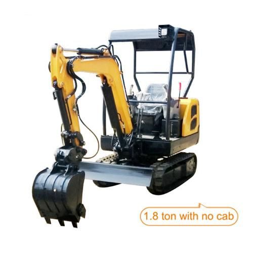 Factory Direct Sale Mini Excavator Price 1.8 Ton Small Digger Excavator