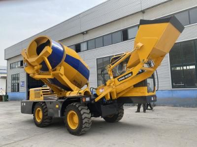 New Arrival Self Loading Cement Truck Mixer with Double camera