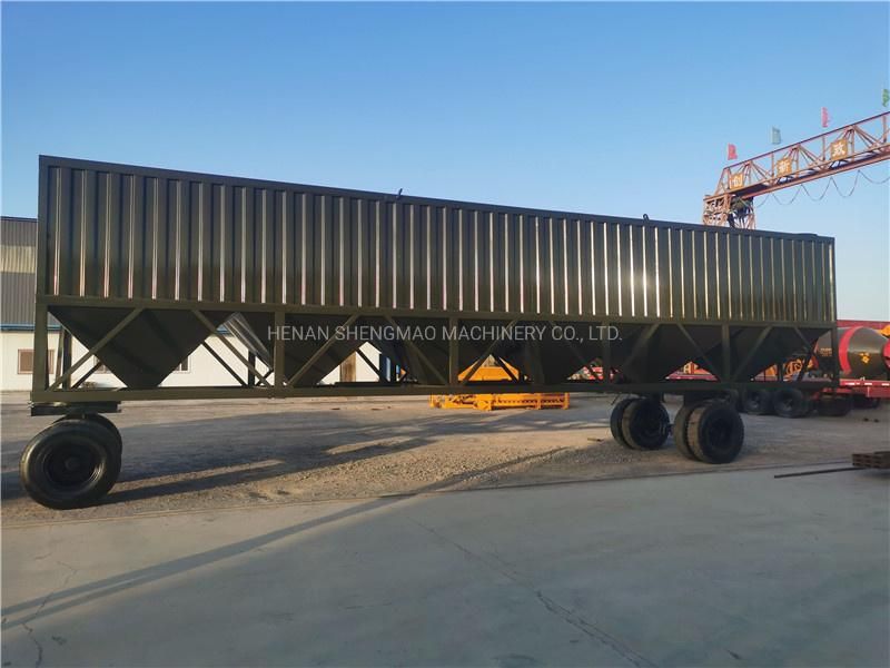 20t 30t 40t 50t 60t 70t 80t Horizontal Cement Tank Container Cement Silo Storage Bin with Auger for Concrete Batching Plant