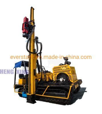 Highway Guardrail Construction Solar Project Used Driver for U O Shape Pile Installation