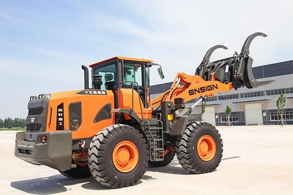 Ensign Yx655 5 Ton Wheel Loader with Attachment Log Grapple