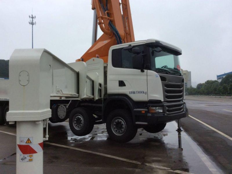 63X-6rz 4 Axles 10*4 63m Concrete Pump Mounted Truck