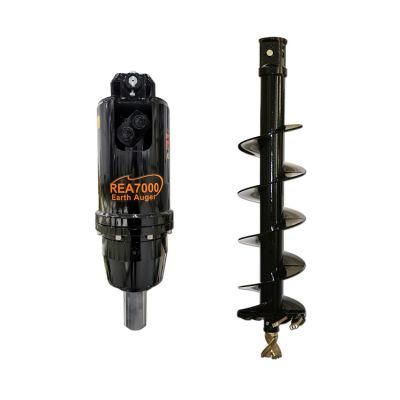 Best Hole Digger Soft Hard Frozen Soil Drilling Machine Earth Auger with Rock Drill Bit for Excavator