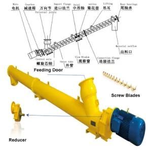 Concrete Batching Plant Screw Conveyor Feeder Capacity