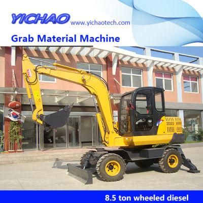 Hybrid Grabbing Materials Handler with Diesel&AC Dual Power