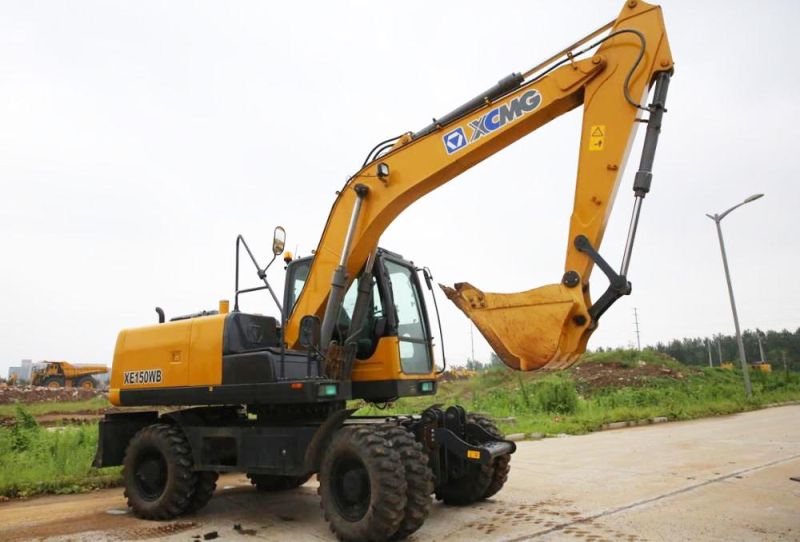 XCMG Wheel Excavator Xe150wb 15 Tons China Hydraulic Excavator Machine Price (more models for sale)