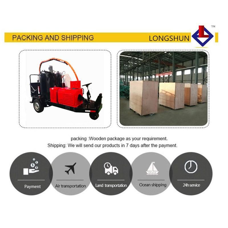 350L Capacity Concrete Pavement Joint Sealing Machine Filling Pothole Repair