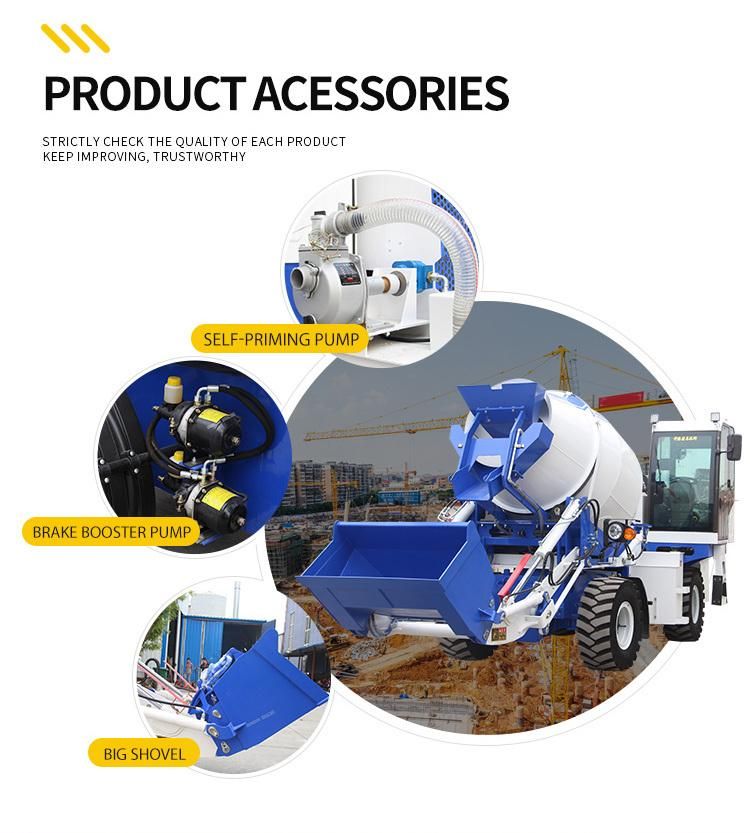 Hot Model 2cbm Mini Cargo Truck Mixer for Concrete