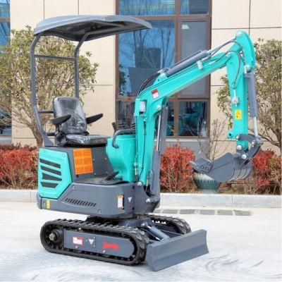 CE Approved Mini Micro Small Crawler Hydraulic Campact Excavators with Minibagger Multifunctional Attachments Digging Machine Compact Excavator