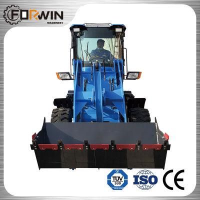 Small Compact 4WD Articulated Front End Tractor Loaders 1ton/1.5ton/2 Ton Wheel Loaders Fw915b with CE