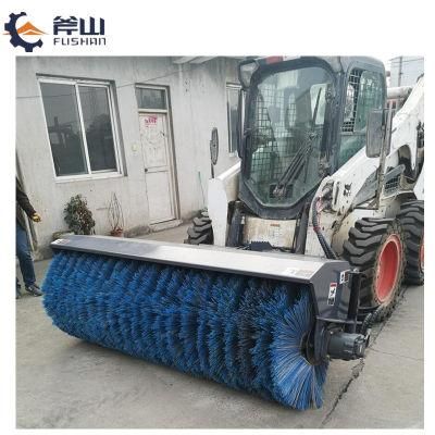Front Loader Snow Sweeper Cleaning Road Roller Sweeper