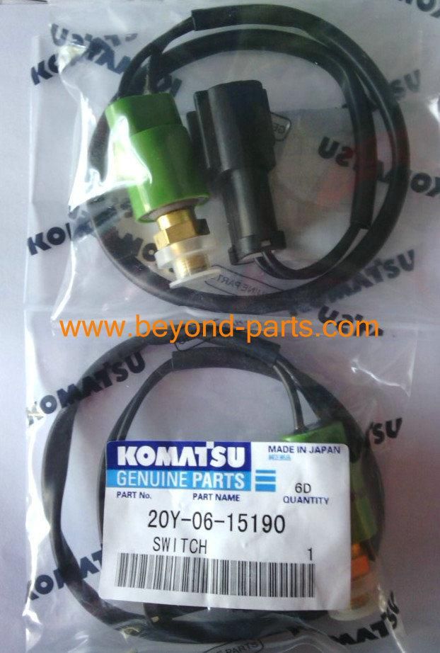 PC120-5 Excavator Pressure Switch Sensor 20y -06-15190