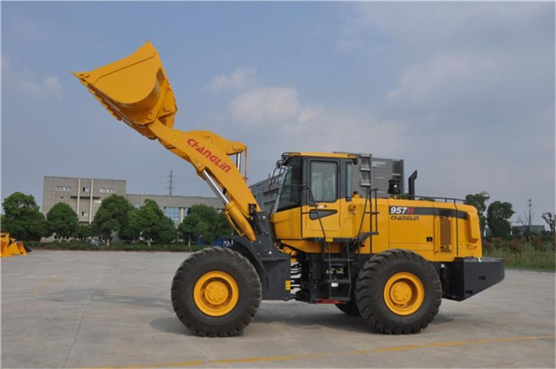 Sinomach Changlin 5 Ton 957h Front Wheel Loader with Cummins Engine