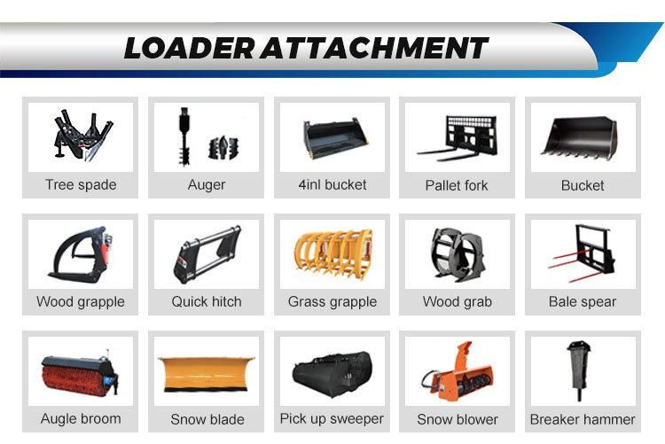 Compact Agricultural/Construction/Farm Front End Shovel Wheel Loader