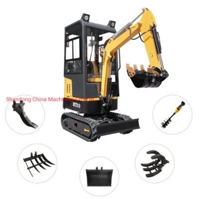 New Cheap Price Shandong Hightop Group Earthmoving Machinery Gasoline Diesel Engine Digger