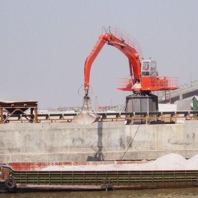 Bonny Wzd42-8c Stationary Electric Hydraulic Material Handler for Unloading Bulk Material at Wharf From Ship Barge