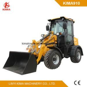 Kima910 Mini Loader 1 Ton with Ce Popular Design Rops/Fops Cabin