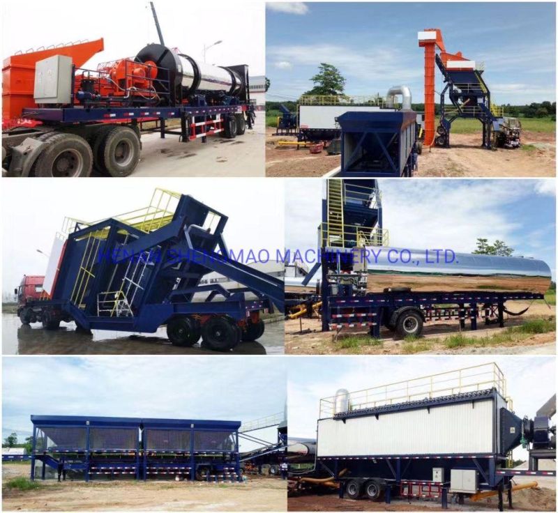 Stationary Alq100 Refurbished Asphalt Mixing Plant Model 500 Mobile Asphalt Mixing Mini Asphalt Plant