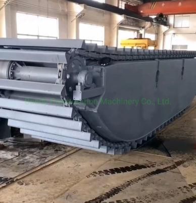36tons Pontoon Undercarriage for Amphibious Excavator Digger Floating