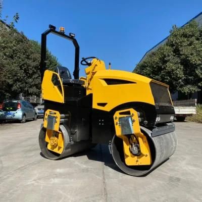 Good Quality Three Cylinders Road Roller with Seat 4t