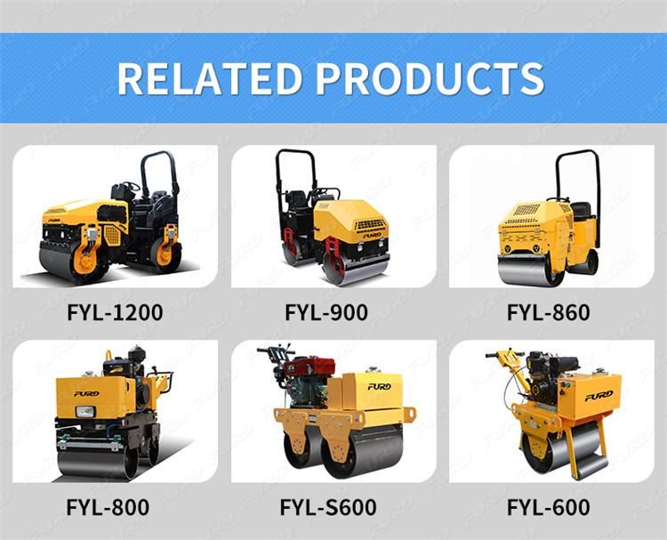 4 Ton Compactor Vibratory Roller Compactor Soil Compactor Vibratory Roller Fyl-1400