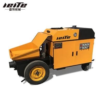 Small Trailer Mounted Concrete Pump C3 Diesel Concrete Mixer Pump Price