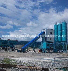 Concrete Mixing Plant Concrete Mixing Plant Ready Fixed Concrete Mixing Plant with Cement Silo China Hongjian