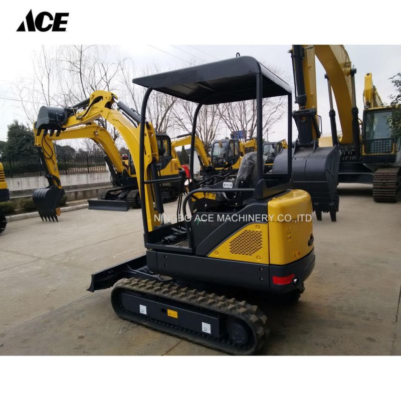 CT18-9d Hydraulic Multifunction Crawler Mini Excavator with Zero Tail and Retractable Chassis