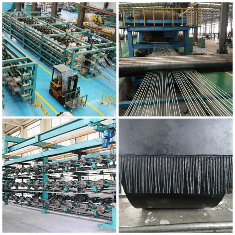 Steel Cord/ Ep/Nylon/Chevron Rubber Conveyor Belt for Belt Conveyor