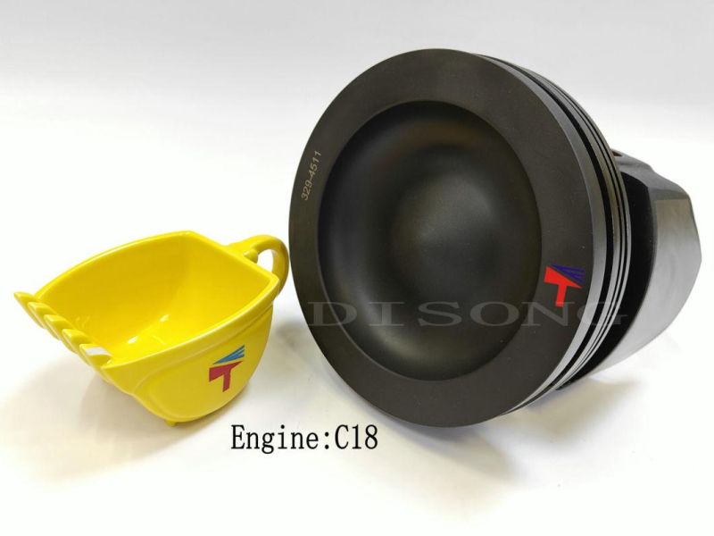 High-Performance Diesel Engine Engineering Machinery Parts Piston 329-4511 for Excavator Parts E390d E385c Engine Parts C18 Generator Set