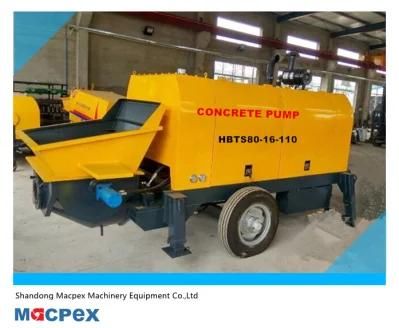 Competitive Price 80m3/H Hydraulic Diesel Concrete Pump Machine Hot Sale