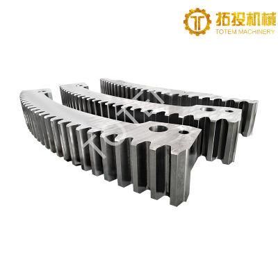 35CrMo Alloy Steel Eight Segments Large Spur Ring Gear
