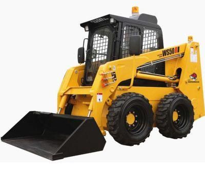 China High Quality Chinese 65HP Skid Steer Loader Ws50 for Sale