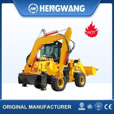 CE Backhoe Loader with Hydraulic Hammer Accessories